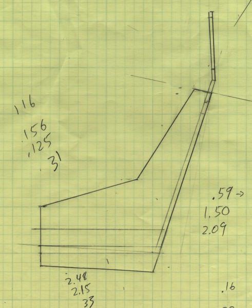 First we began with some dimentional sketches of the chair